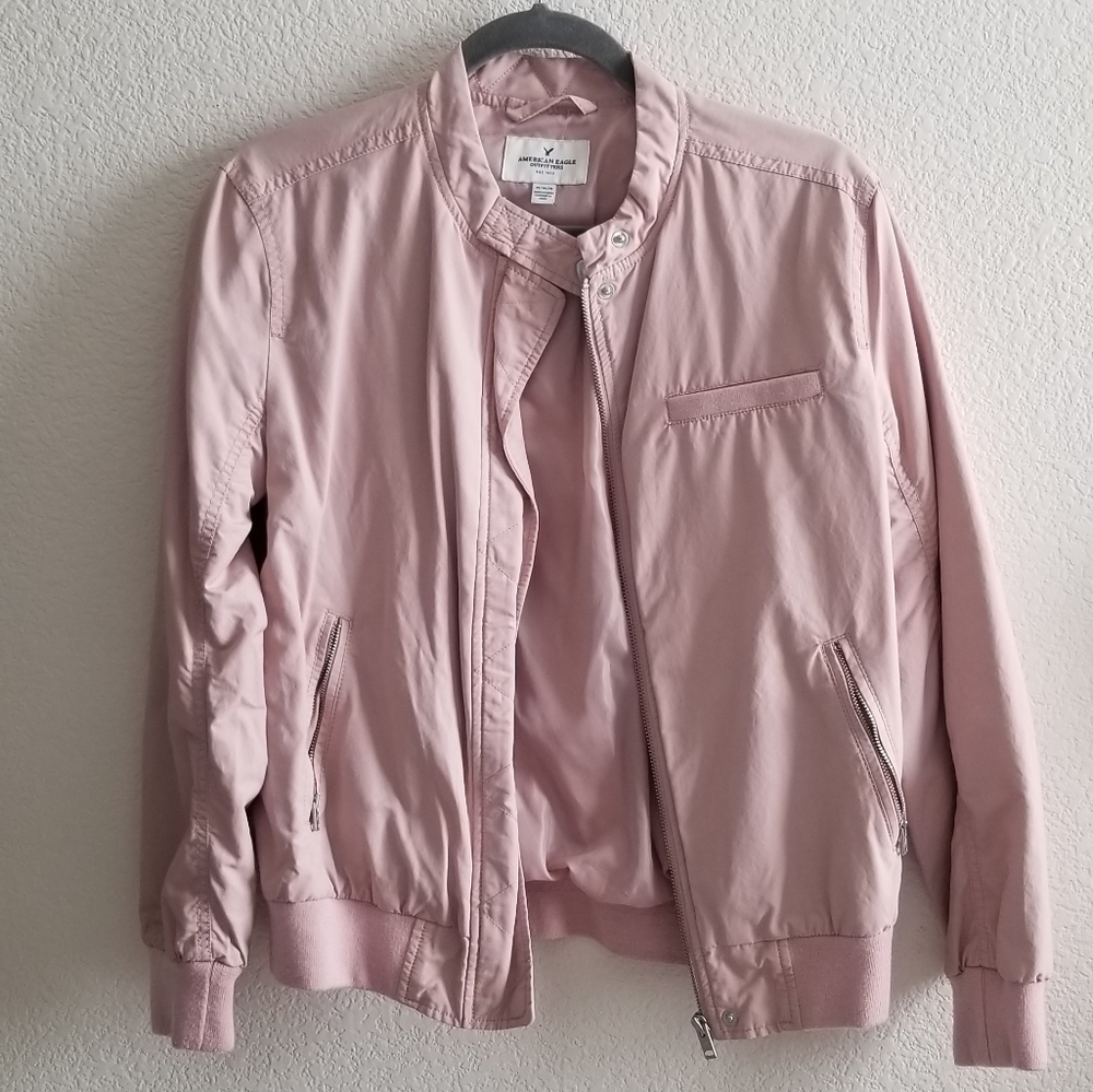 AE light blush pink jacket